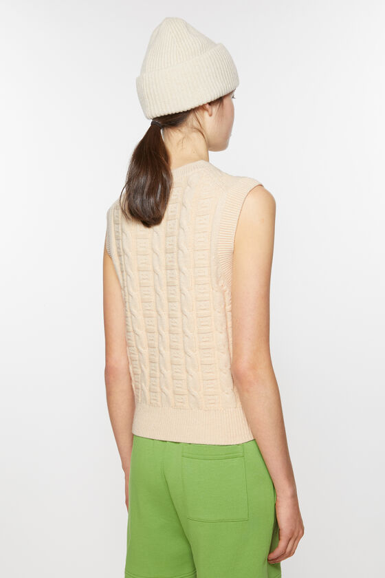 (image for) Novel Cable wool sleeveless jumper